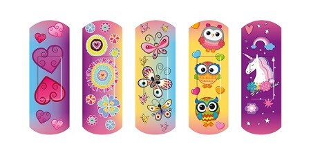 Nexcare Happy Kids Magic pleisters assortiment verpakkingen
